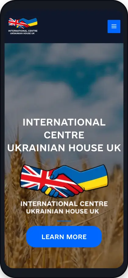 Ukrainian House UK community website design project